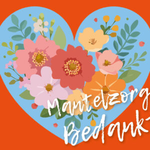 25 kaartjes 'mantelzorger bedankt' Bloemen