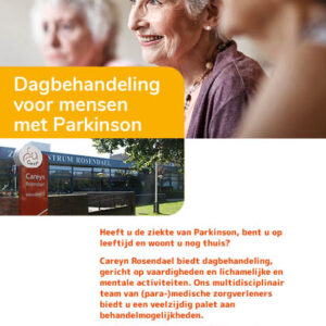 25 Flyers Dagbehandeling voor mensen  met Parkinson