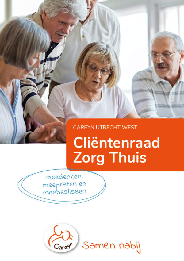 25 folders Cliëntenraad Zorg Thuis (UW)