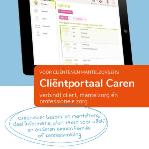 25 Brochures Cliëntportaal Caren