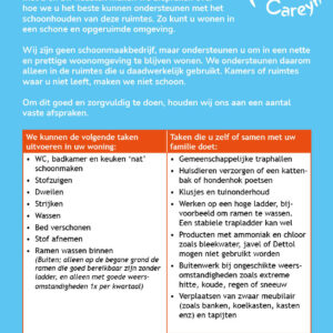 25 flyers Schoonmaak richtlijnen